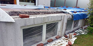 Balkonzustand vor Arbeitsbeginn